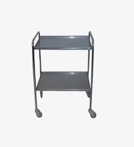 CHARIOT DE SOIN INOX 60×40 À 2 ÉTAGES