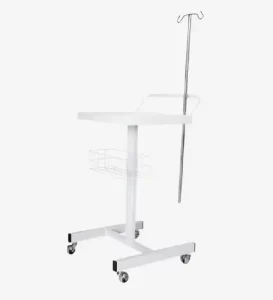 CHARIOT PORTE ECG AVEC TIGE DE POTENCE