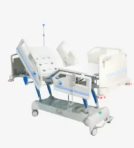 Lit à 3 articulations électriques avec hauteur réglable en ABS et couvercle