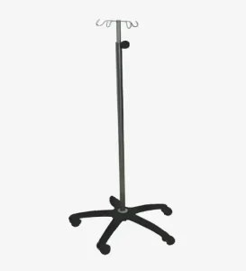 POTENCE MOBILE EN INOX A BASE PLASTIQUE