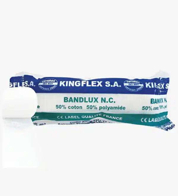 Bande à gaze de haute qualité pour soins médicaux et pansements.