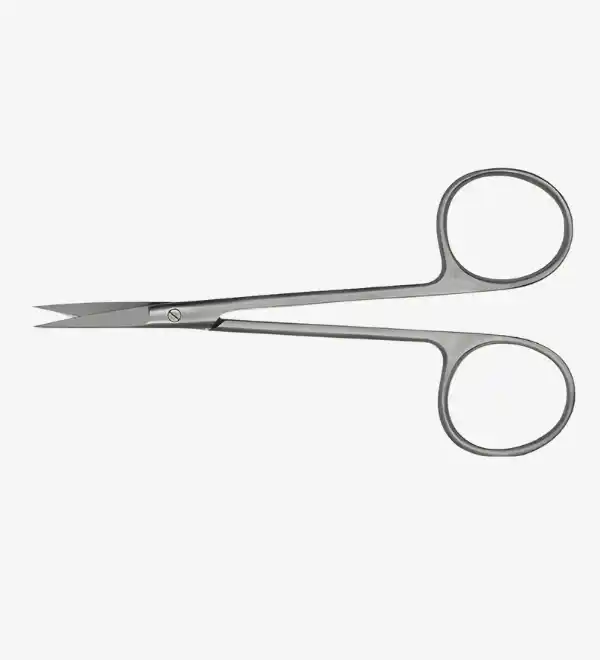 Ciseaux Iris Fins Courbes 11cm - Outil Chirurgical de Précision pour Tissus Délicats