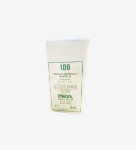 Compresse non Stérile MEGA® 10cm * 10cm tissé 12 plis