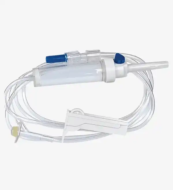 Perfuseur standard pour administration de fluides, idéal pour hôpitaux et cliniques.