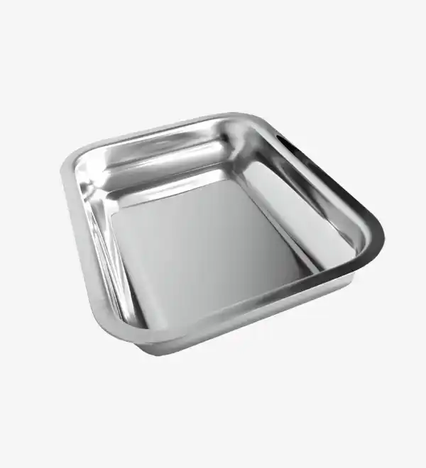 Plateau en inox de haute qualité, résistant et élégant