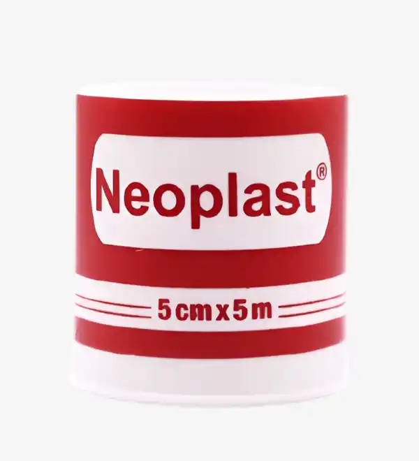SPARADRAP Neoplast 5cm x 5m, sparadrap hypoallergénique pour fixer pansements et dispositifs médicaux.