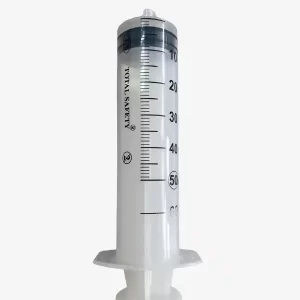 Seringue de 50 ml Luer Lock pour injections et perfusions sécurisées.