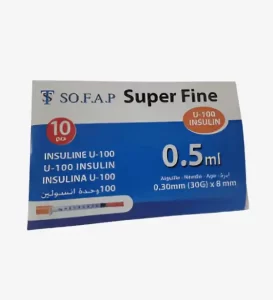 Seringue insuline 0,5ml Boite/10