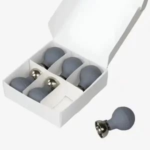 Pack de 6 ventouses ECG pour électrocardiogrammes, garantissant une conductivité optimale et une fixation efficace sur la peau.