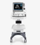 Échographe portable à ultrasons Edan DUS60, appareil compact et puissant pour diagnostics médicaux avec technologie Doppler et THI.