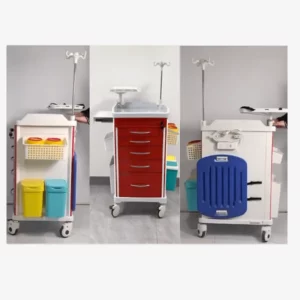 Chariot d’urgence en ABS