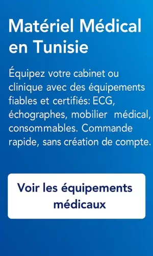 Matériel médical en Tunisie – Équipements certifiés pour cabinet